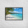 Framed matte paper poster