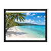 Framed matte paper poster