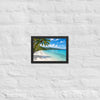 Framed matte paper poster