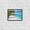 Framed matte paper poster