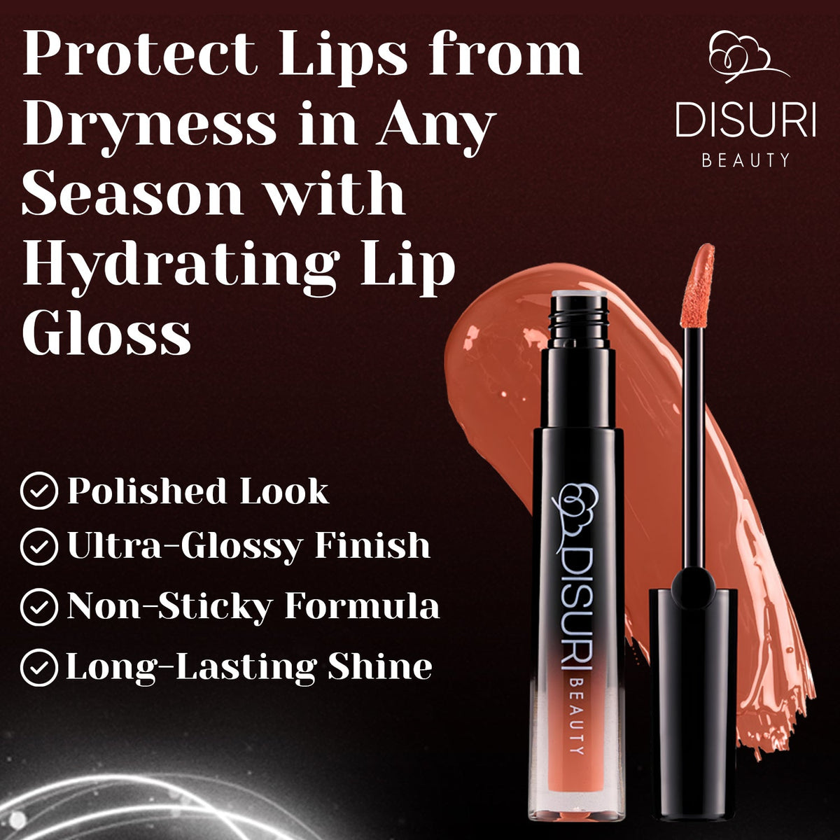 DISURI Beauty Glossy Blast Lip Gloss - Tropical Twist (M34)